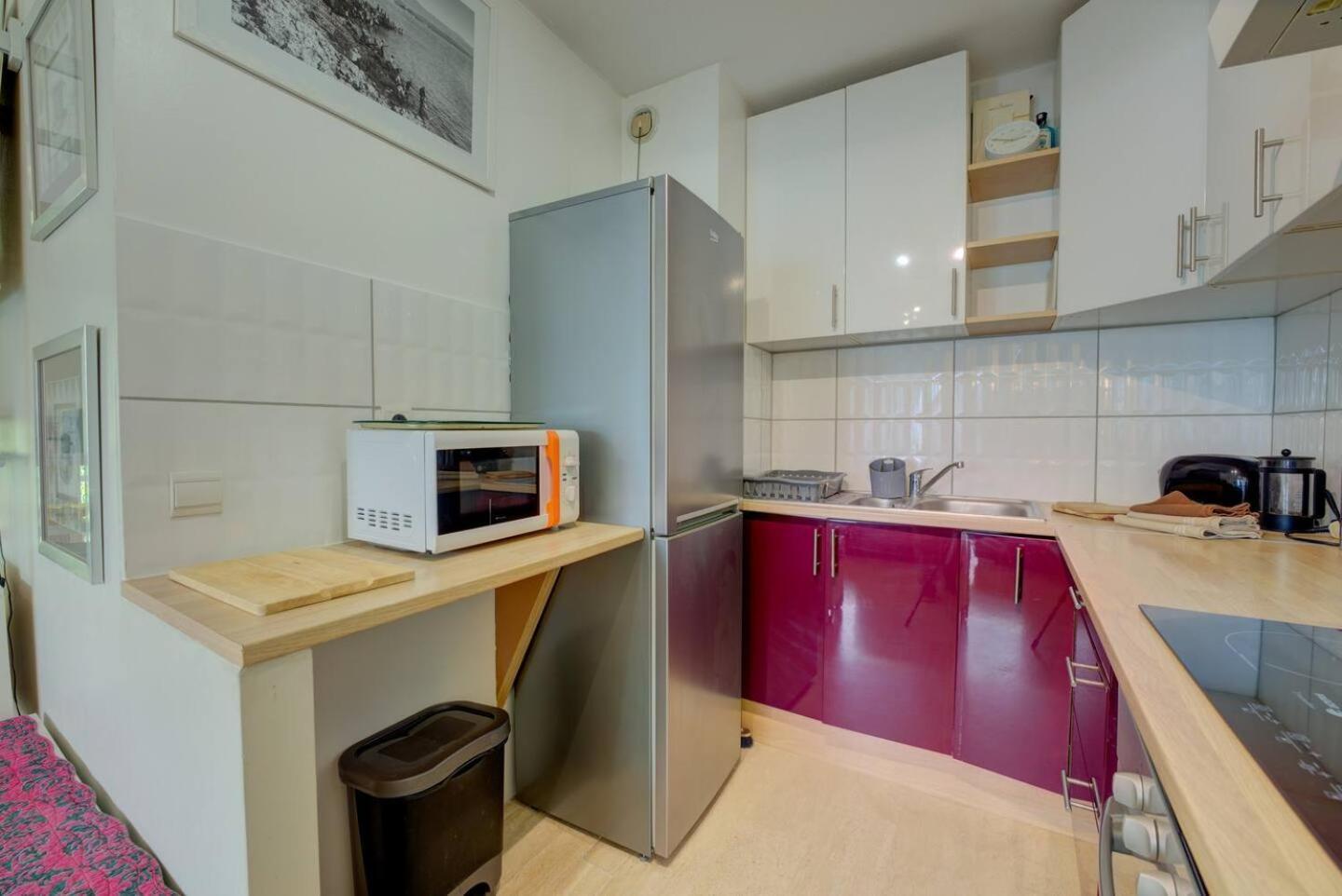 Elegant Apt W/2 Terraces/Mins To Beach & Shops Antibes Eksteriør billede